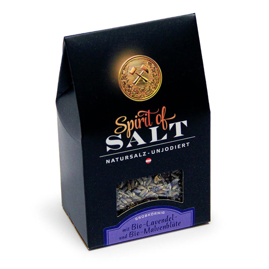 Spirit of Salt "Bio-Lavendel und Bio-Malvenblüten" grobkörnig